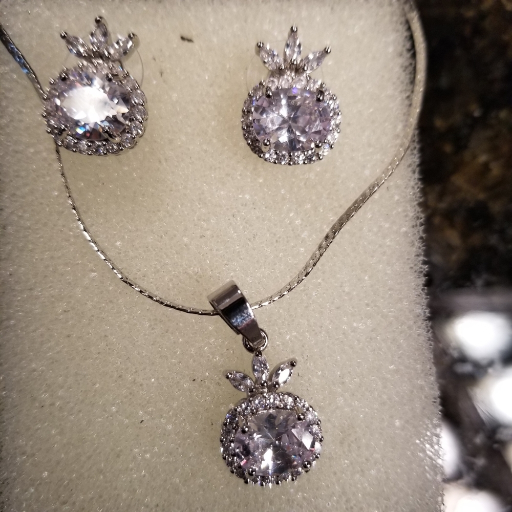 silver jewelry set